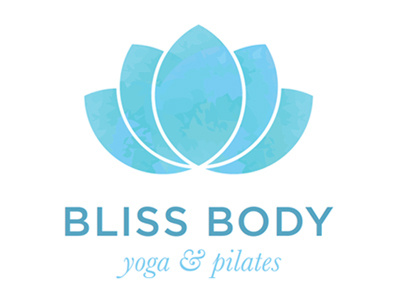 Bliss Body logo bliss logo lotus pilates yoga