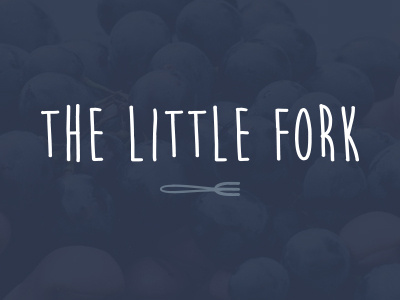 The Little Fork blog blue food fork health icon little logo vegan
