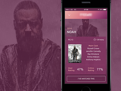 Movie App application ios movie purple