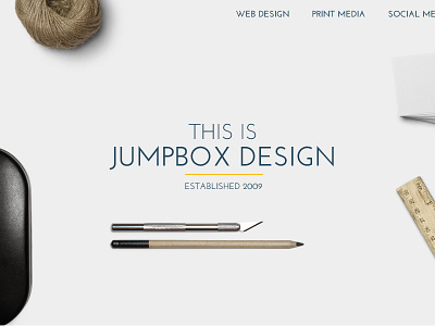 Portfolio Redesign branding jumpbox design landing page portfolio wales web web design website