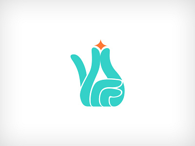 Snap branding finger identity logo