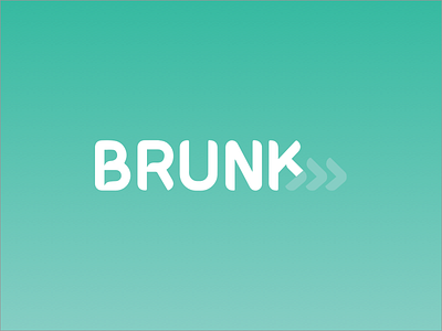 Brunk Logo branding brunk logo