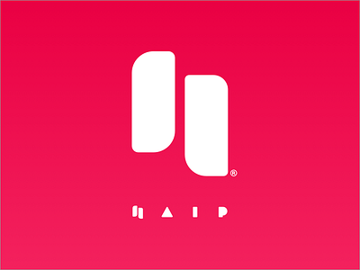 Haip Logo branding h haip hype identity influencers letter h logotype pink red