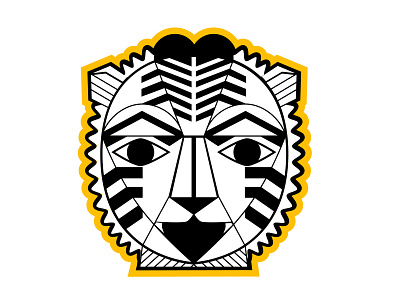 Tiger Six Grant Icon asheville branding illustration logo