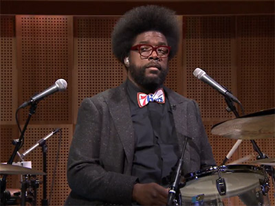 ?uesto! 76ers basketball bowtie questlove sixers the tonight show
