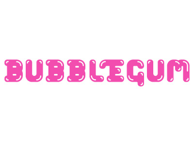 Bubblegum bubblegum lettering logo marijuana medical strain type weed