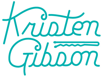 Kristen's Script v3 custom type hair lettering ligature pin script