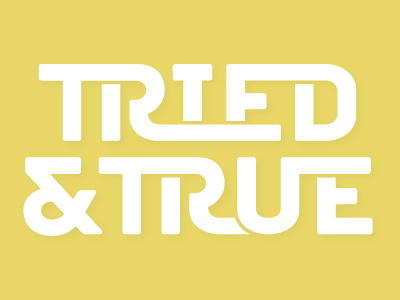 Tried & True ligature logo