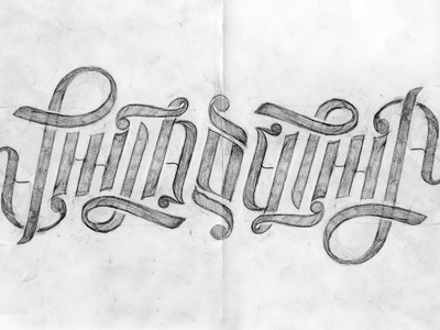 Philadelphia Ambigram ambigram lettering philadelphia type