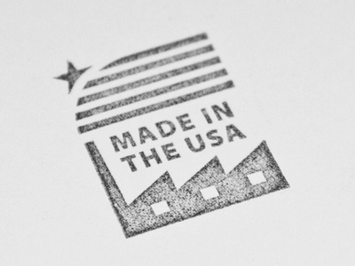 Merican Made Rubber Stamp