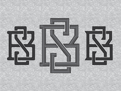 SB Monogram lettering logo monogram type