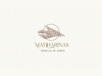 MATIHARINAS art brand brand identity branding design harina logo logodesign logos logotype tortillas trigo