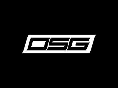 OSG gym instructor logotype typo typogaphy