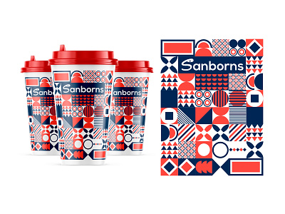 Coffe Cup Sanborns 2020 abstractdesign brand coffee coffee cup coffeeshop cup design design art designer minimal minimalism packing rebrand rebranding redesign sanborns water