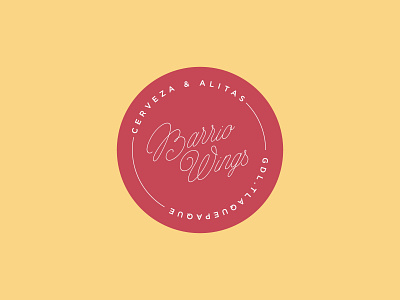 Barrio Wings brand brand design brand identity branding design logo logo design logodesign logos logotype restaurant restaurant app restaurant logo