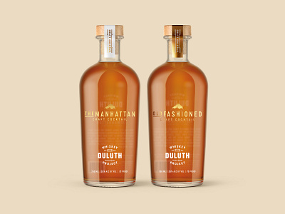 Duluth Whiskey Project Craft Cocktails liquor manhattan minnesota old fashioned packaging whiskey