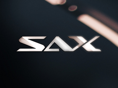 SAX Motor Co. automotive car chrome logo truck typography