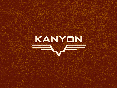 Kanyon antlers canyon deer eagle logo wings