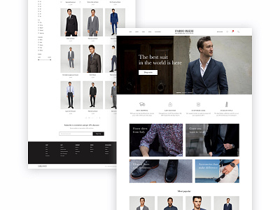 Men's wear e-commerce