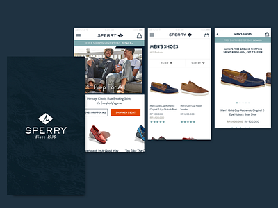 Sperry Ecommerce App app ecommerce ios shoes shopping sperry