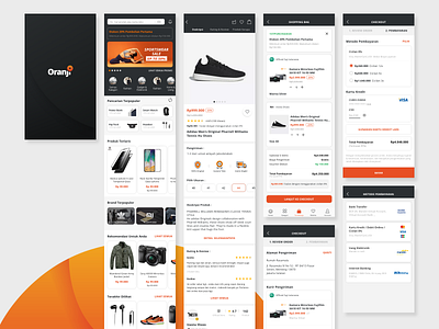 Oranji Screening app design digital ecommerce interface oranji portfolio product shopping uidesign