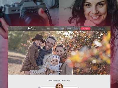 Webdesign - Portfolio for a freelance photographer