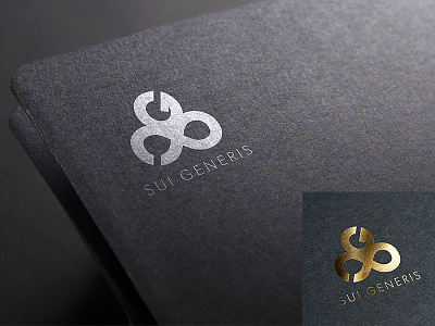 SUI GENERIS Luxury branding brand connect creative grandeur identity infinity logo luxury original timelessness uniqueness
