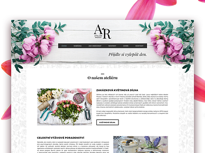 Webdesign for florist's