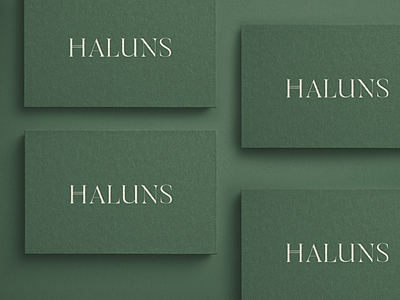 Haluns Logotype Business Card