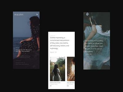 Fashion Brand Website mobile