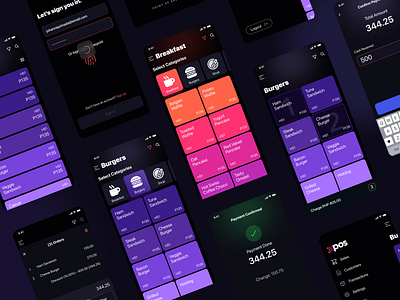 Mobile POS System UI Design