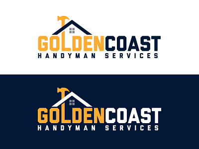 Dribbble branding coast corporate creativity design golden graphic handyman identity logo services