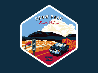 Road Trip Badges - Crow Peak