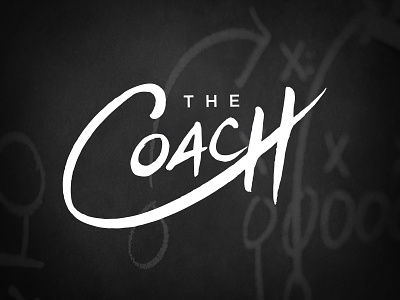 The Coach branding business clean coach core values hand lettering leadership motivation passionate speaker sports swoosh