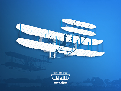 Wright Brothers aviation design hoverdc illustration signage team erickson vector view of dc washington dc wright brothers