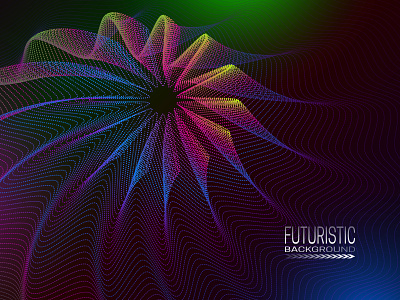 Futuristic background abstract background banner cyberspace design futuristic iridescent layout network stream techno template vector vibrant web