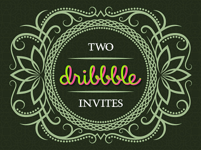 2 dribbble invitations dribbble invitation invite