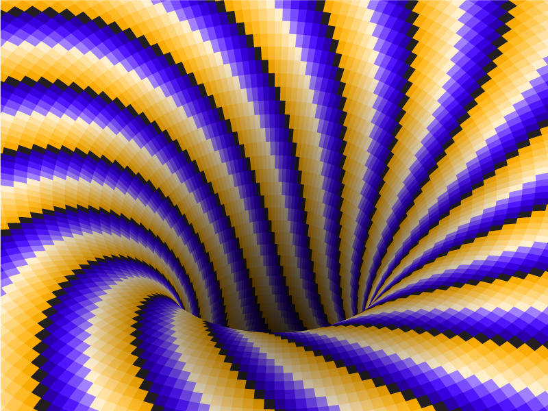 Hole rolling tornado motion abstract typhoon patterned hole spiral moving illusion optical