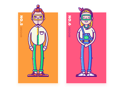 Young people-3 boy design flat girl illustration people vector