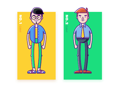 Young people-4 boy design flat illustration people vector