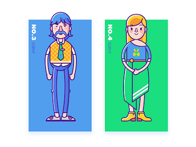 Young people-5 boy design flat girl illustration people vector