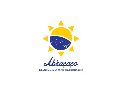 Abraçaço association brazil friendship logo