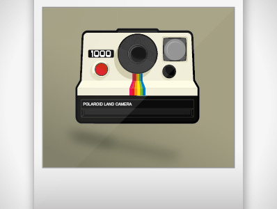 Polaroid arcoiris camara camera film fotografía instant pelicula photo polaroid rainbow red retro shot vintage