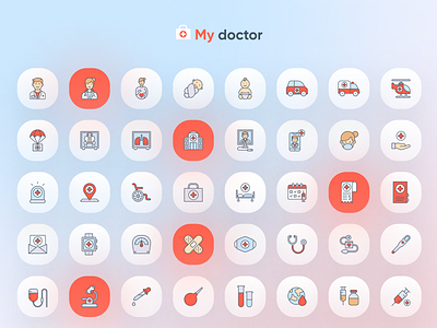 Medical & Hospital Icons Set