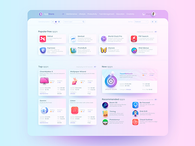 App Store. Product. app design minimal ui web website