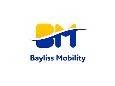 bayliss mobility logo design in white bg