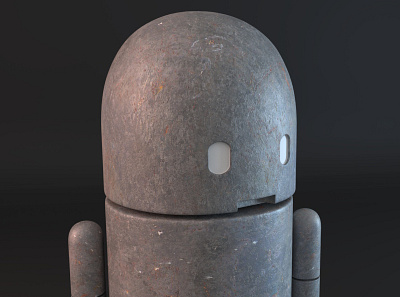 Lonely Robot 3d 3d model 3d modeling character digital 3d modeling robot