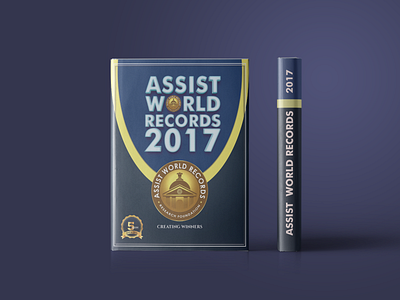 Assist World Records 2017 Edition Book Design ad design beautiful book cover branding creativeagency design illustration packaging design vector