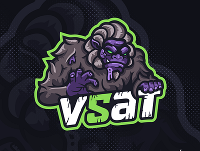 V5AT Mascot Logo call of duty csgo esport esports gaming illustration logo logofolio mascot stream twitch valorant vector warzone zombie