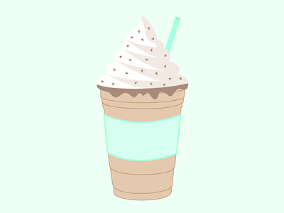 Frappe Drink coffee drink frappe frappuccino illustration sweets vector